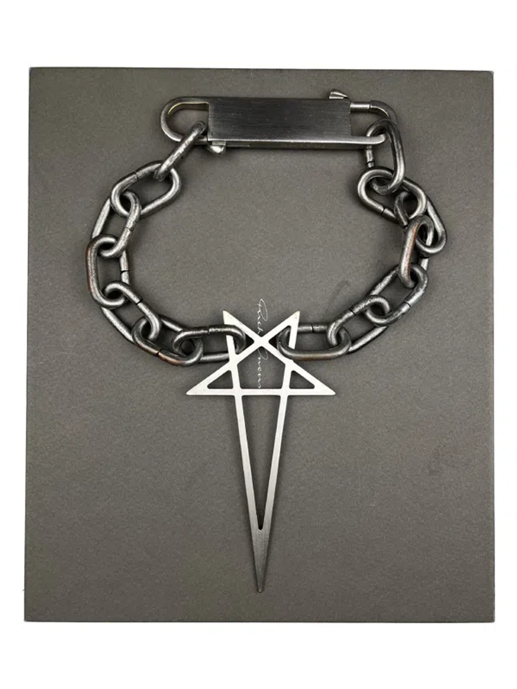 Rick Owens Rick Owens Pentagram choker | Grailed