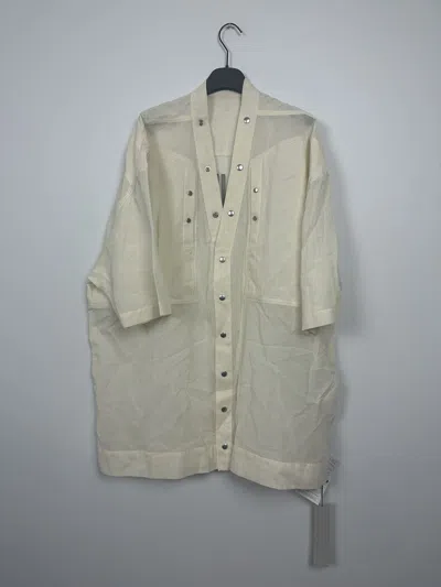 Pre-owned Rick Owens Ss22 ‘fogachine' Fogpocket Magnum Shirt
