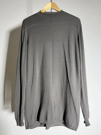 Pre-owned Rick Owens Ss23 Edfu Biker Level Knit Sweater In Sand