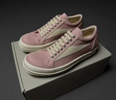 Pre-owned Rick Owens Ss23 Edfu Faded Pink Vintage Sneakers