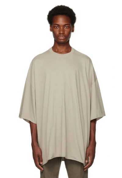 Pre-owned Rick Owens Ss23  Tommy Tshirt Uni In Pearl