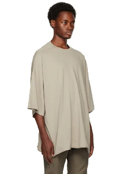 Pre-owned Rick Owens Ss23  Tommy Tshirt Uni In Pearl