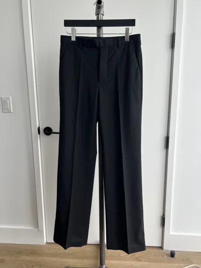 Pre-owned Rick Owens Ss24 Lido Black Dietrich Trousers