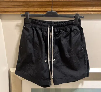 Pre-owned Rick Owens Ss24 Lido  Bela Boxers In Black