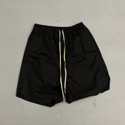Pre-owned Rick Owens Ss25 Boxer Shorts In Black
