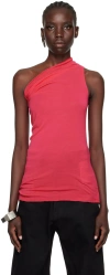 Rick Owens Ssense Exclusive Pink Tvhkb Edition Athena Tank Top In 183 Fuchsia