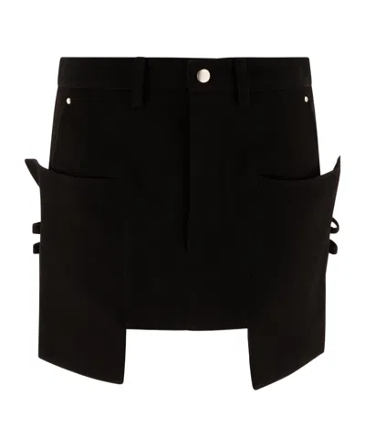 RICK OWENS RICK OWENS STEFA MINI SKIRT