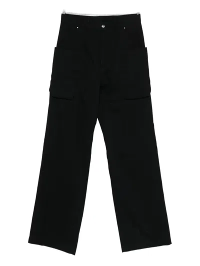 Rick Owens Stefan Button-fastening Trousers In Black