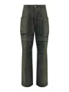 Rick Owens Stefan Cargo Jeans Gray In Black