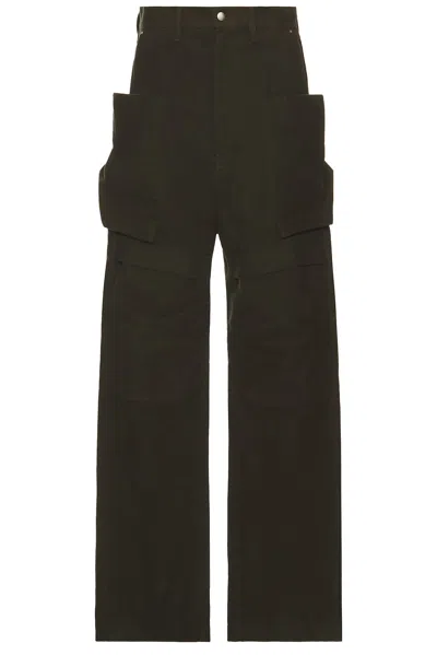 Rick Owens Green Porterville Stefan Cargo Pants