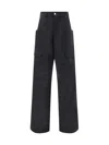 Rick Owens Men Stefan Cargo Pants In Black