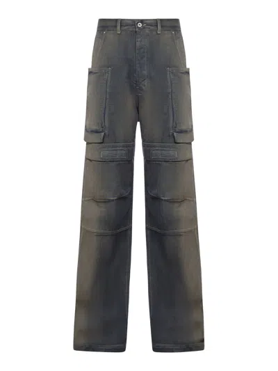 Rick Owens Stefan Cargo Pants In Brown