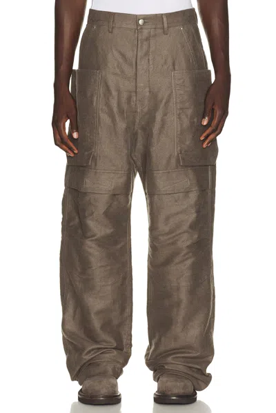 Rick Owens Stefan Cargo Pants In Brown