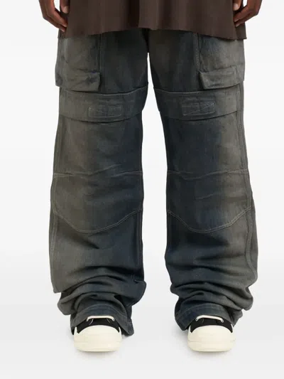 Rick Owens Stefan Cargo Pants In Gray