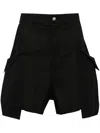 Rick Owens Stefan Cargo Shorts In Black