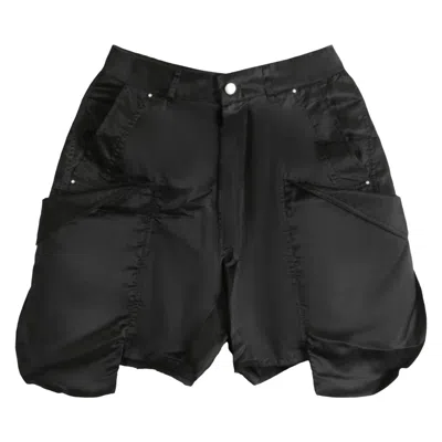 Pre-owned Rick Owens Stefan Cargo Shorts 'black' | Women's Size 26