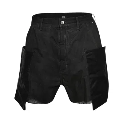 Pre-owned Rick Owens Stefan Cargo Shorts 'dark Dust/black'