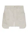 Rick Owens Stefan Cargo Shorts In White
