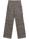 Rick Owens Gray Hollywood Stefan Cargo Pants In Grey