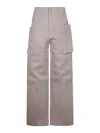 Rick Owens Stefan Cargo Trousers In Grey