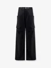 Rick Owens Stefan Wide-leg Brushed Cotton-twill Cargo Trousers
