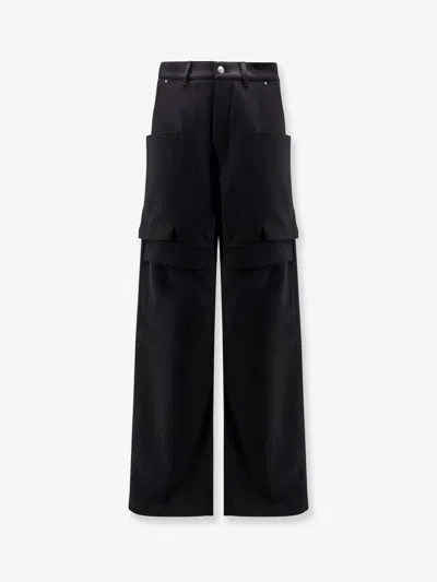 RICK OWENS STEFAN CARGO VIRGIN WOOL TROUSERS