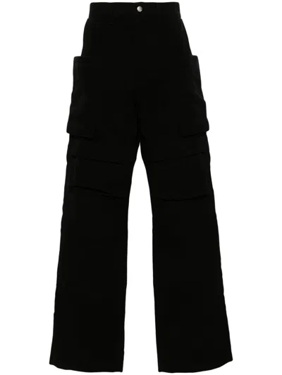 RICK OWENS STEFAN COTTON CARGO TROUSERS
