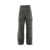 Rick Owens 'stefan' Denim Cargo Pants In Blue