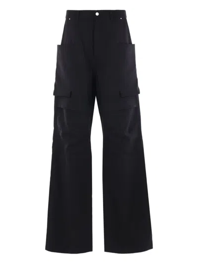 RICK OWENS STEFAN MULTI-POCKET CARGO TROUSERS