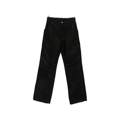 Rick Owens Stefan Multi-pocket Cargo Pants In Black