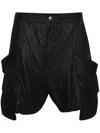 Rick Owens Stefan Shorts In Black