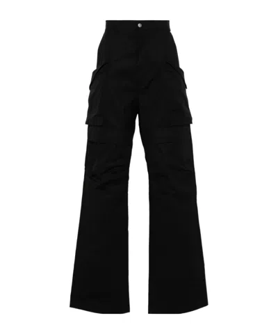 RICK OWENS STEFAN STRAIGHT-LEG CARGO TROUSERS