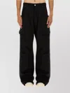 Rick Owens Stefan Wide-leg Grain De Poudre Wool Trousers