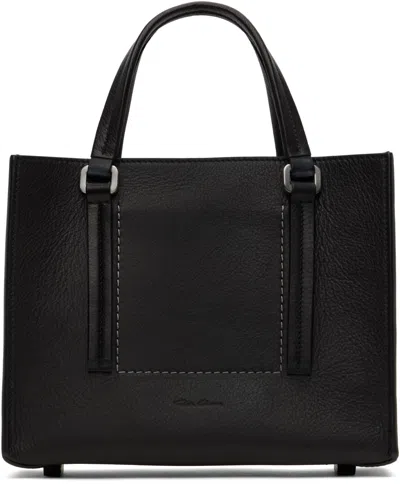 Rick Owens Stitching Detail Handbag In Black