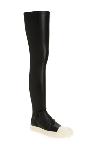 Rick Owens Stocking Sneaks Thigh High Sneaker In Multi