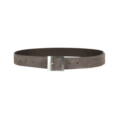 Pre-owned Rick Owens Stooges Belt 'dust' | Brown | Men's Size Onesize