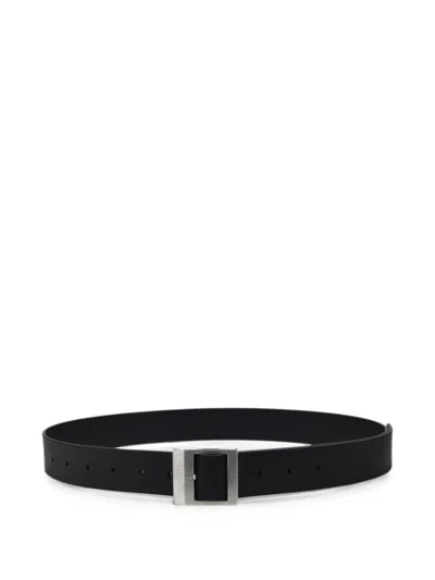 Rick Owens Stooges Buckle-fastening Belt In Black