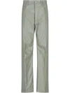 Rick Owens Belt-loop Casual Pants In Green