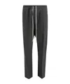 Rick Owens Black Porterville Cropped Cargo Pants In Black