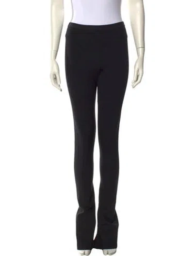 Pre-owned Rick Owens Straight Leg Pants In Black