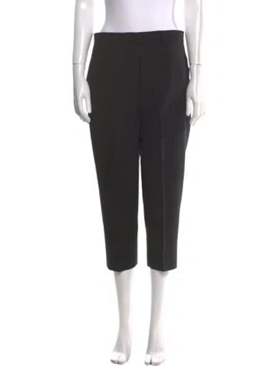 Pre-owned Rick Owens Straight Leg Pants In Black