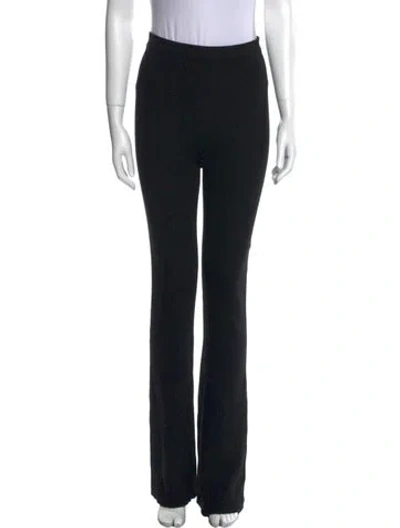 Pre-owned Rick Owens Straight Leg Pants In Black