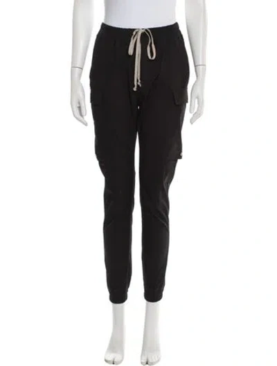 Pre-owned Rick Owens Straight Leg Pants In Black