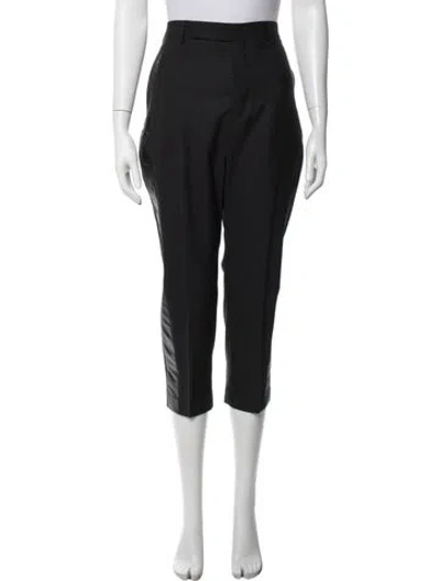 Pre-owned Rick Owens Straight Leg Pants In Black