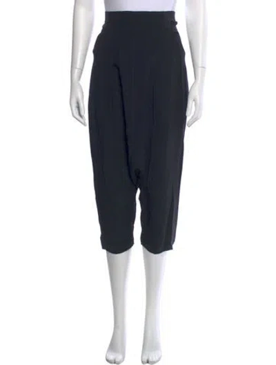 Pre-owned Rick Owens Straight Leg Pants In Blue