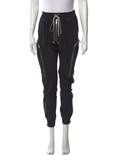 Pre-owned Rick Owens Straight Leg Pants In Blue