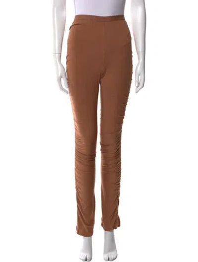 Pre-owned Rick Owens Straight Leg Pants In Brown