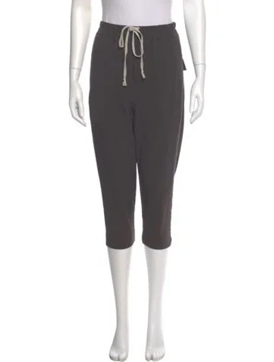 Pre-owned Rick Owens Straight Leg Pants In Gray