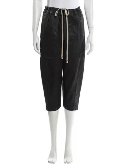 Pre-owned Rick Owens Straight Leg Pants In Gray