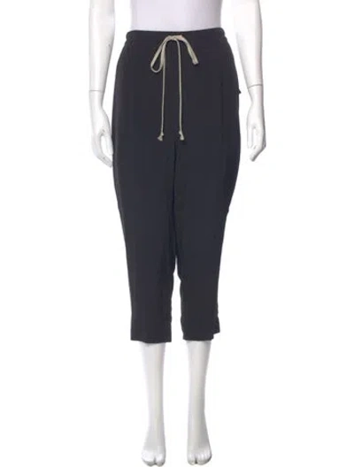 Pre-owned Rick Owens Straight Leg Pants In Gray